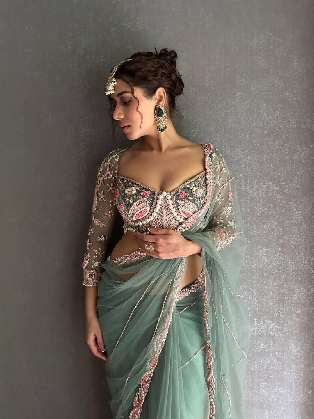 Sage Pearl Royale Saree